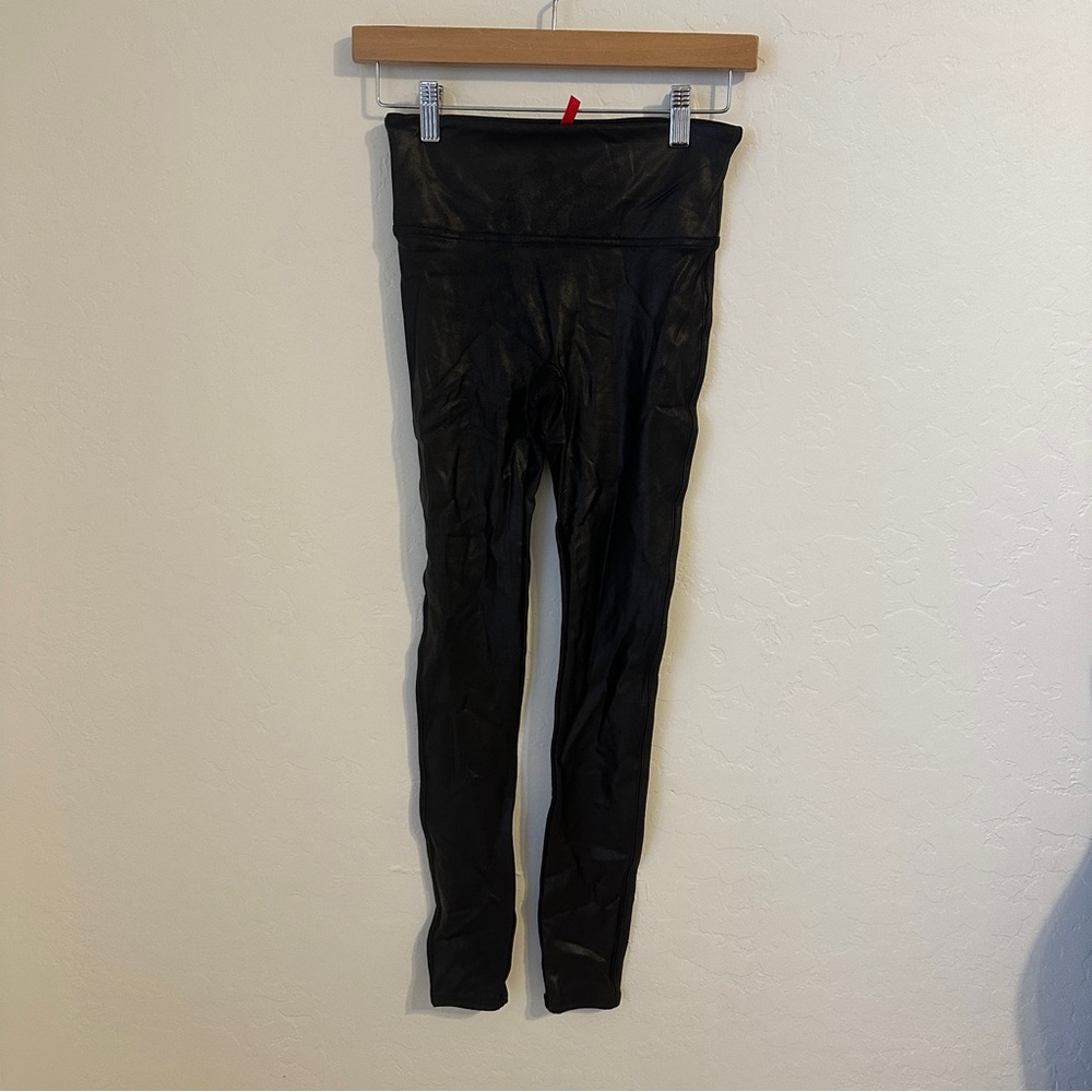 SPANXshape™ Faux‎ Leather Leggings Size Small Petite